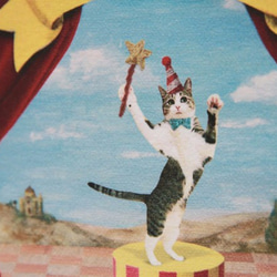 kiji猫 ランチトート『魔法使いの猫』 3枚目の画像