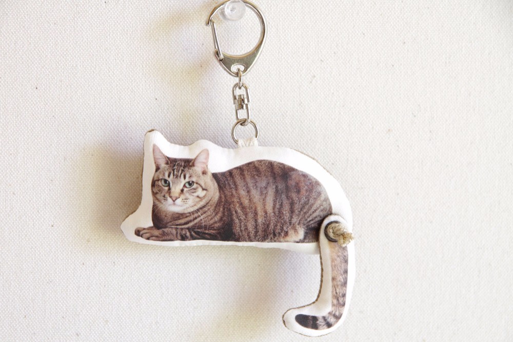 専用♡NO.2500☆ぐで猫 ツギハギ猫 キーホルダー 雪