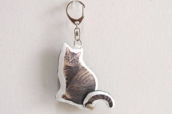 kiji貓墊尾Furifuri噱頭鑰匙扣“想撒嬌。” 第2張的照片
