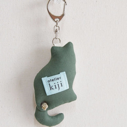 kiji貓墊尾Furifuri噱頭鑰匙扣“想撒嬌。” 第4張的照片