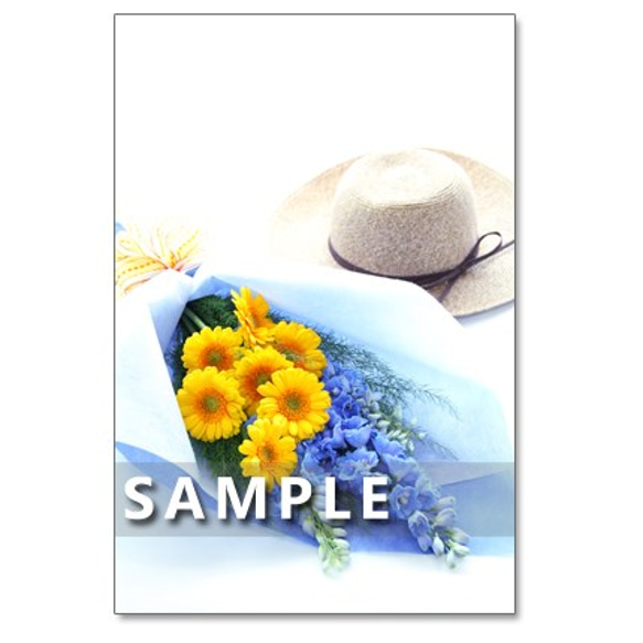 1150）夏のブーケ　　ポストカード5枚組　 3枚目の画像