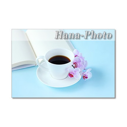 1411) コーヒーと花    ポストカード5枚組 3枚目の画像