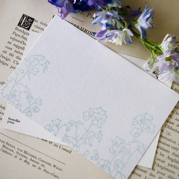 【花卉明信片】飛燕草/100×148mm/凸版印刷 第1張的照片