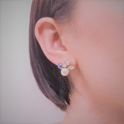 White Opal的Bijou耳環 第3張的照片