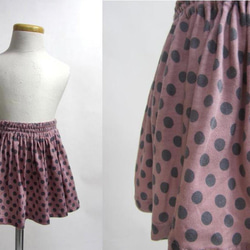 2点セット　ピンクドットスカートとパフT　サイズ80 2枚目の画像