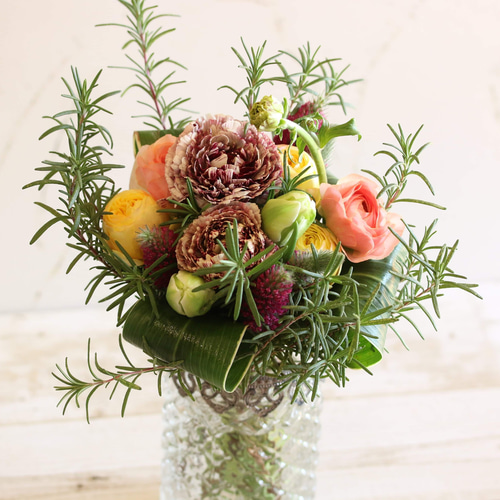 花束 Box 花瓶付き 花束ギフト Bouquet gift | Early Bird Flower