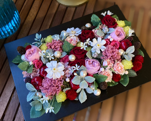 アレンジフラワー専用オーダーページ　プリザーブドフラワー　ギフト プリザーブドフラワー ギフト RoseBijou プリザーブドフラワー