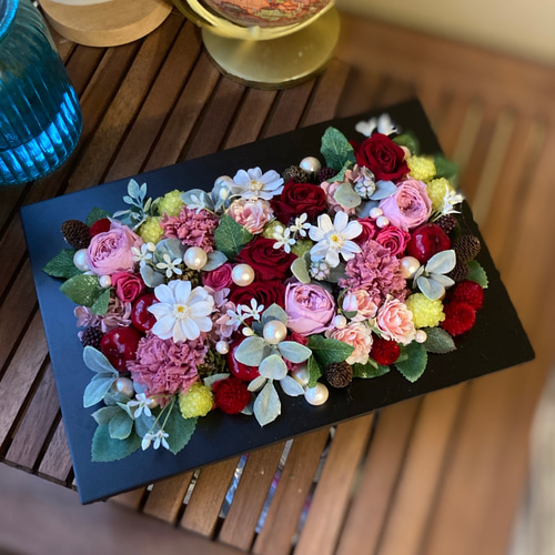 お支払い済 kanae様ご確認用♪プリザーブドフラワー アレンジ オーダー お支払い済 kanae様ご確認用♪プリザーブドフラワー アレンジ