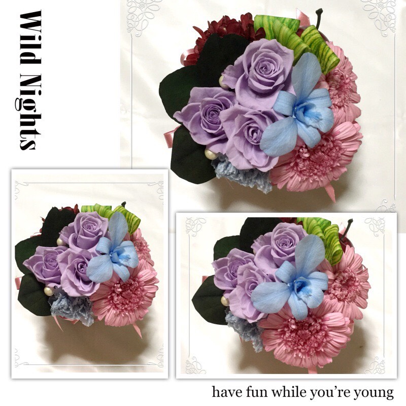 パープルとピンクのパッセ♡