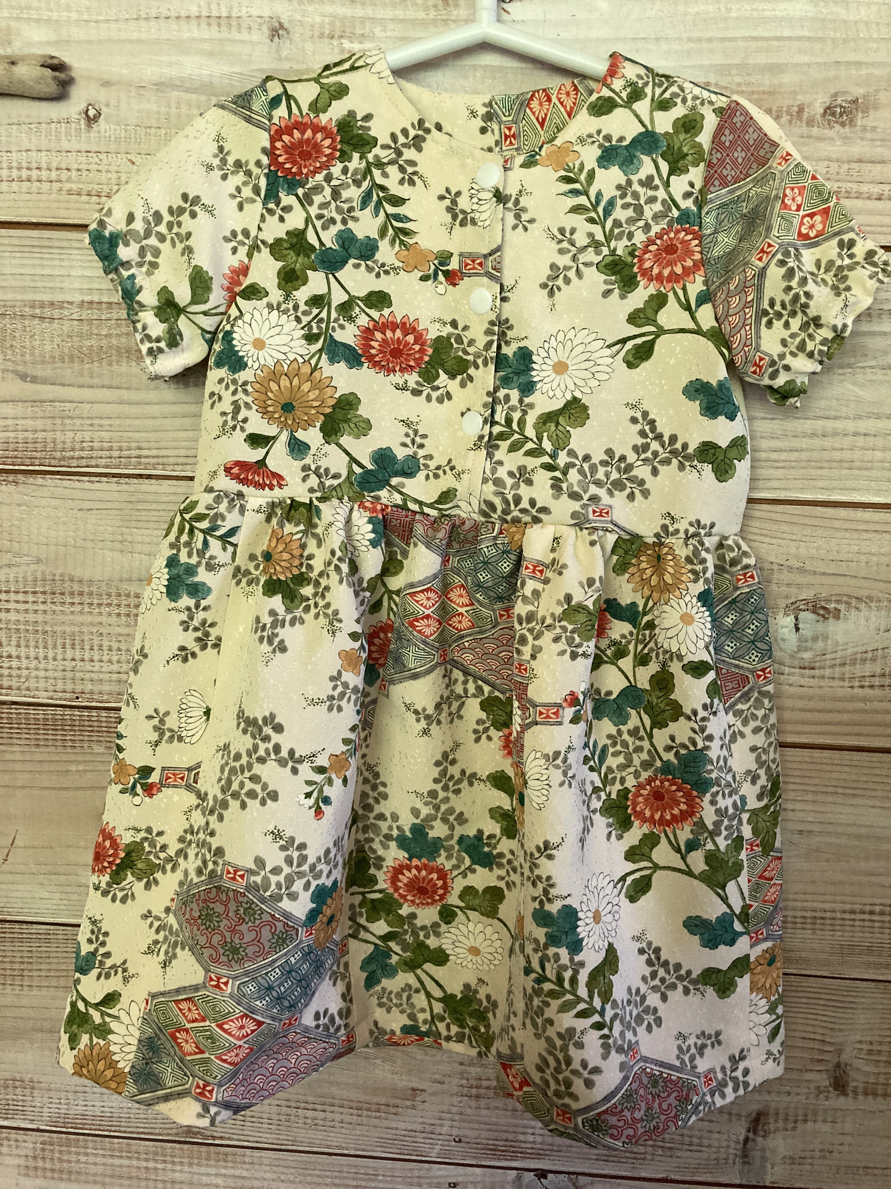 送料無料☆着物リメイク子供ワンピース110〜 子供服 MAXまま 通販