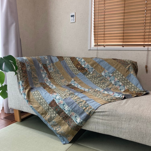 送料無料☆着物リメイクパッチ ラグ マット カーペット・絨毯・ラグ