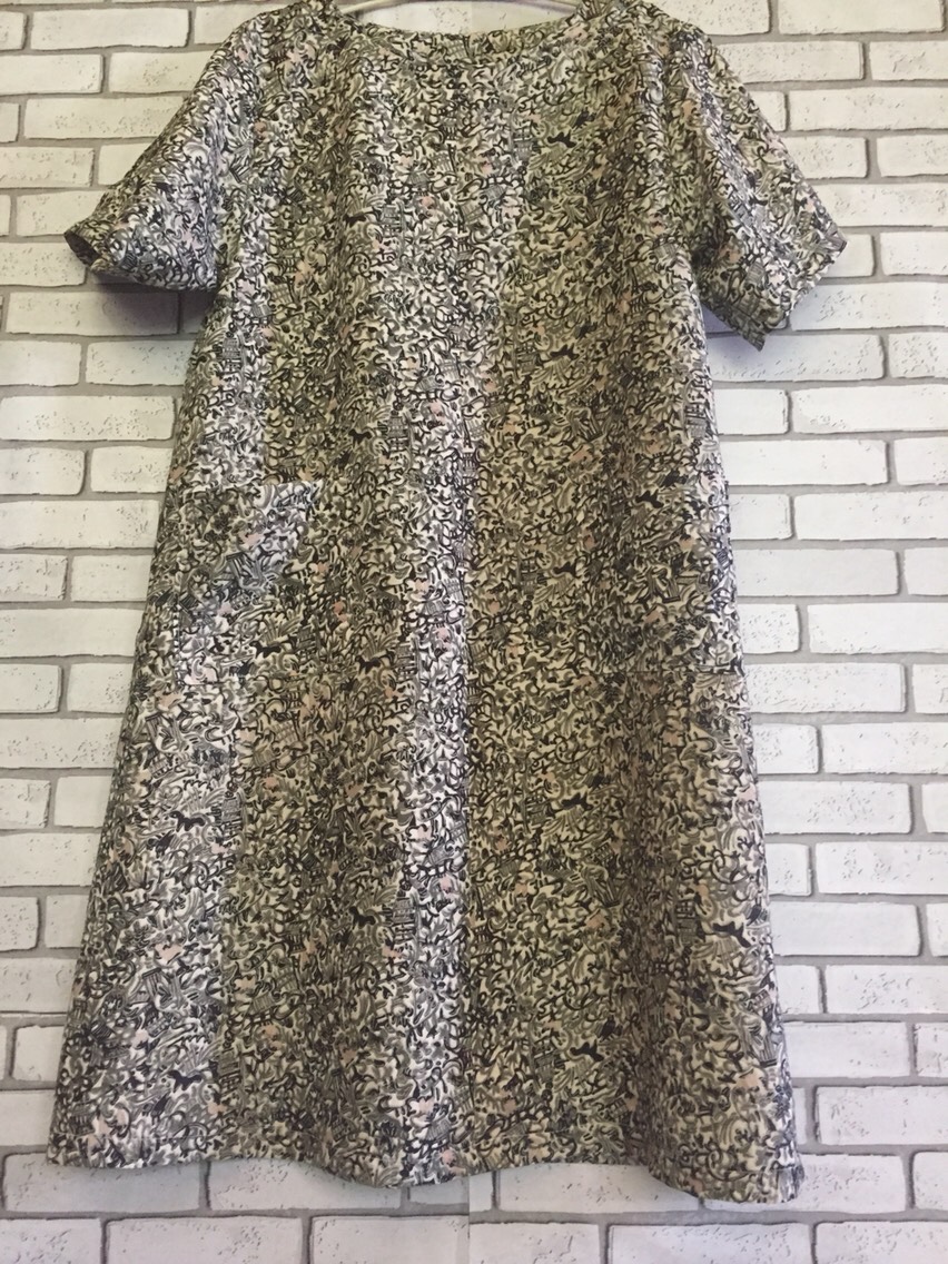 着物リメイクワンピース訳あり