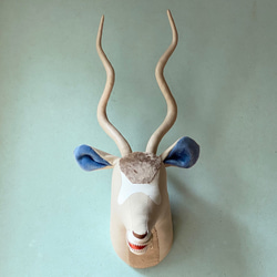 置物 into the forest Into the Forest - deer【受注制作】 立体・オブジェ Fabric trophy