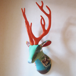 fabric trophy - deer 1枚目の画像