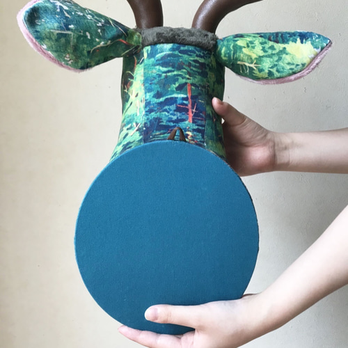 Into the Forest - deer【受注制作】 立体・オブジェ Fabric trophy