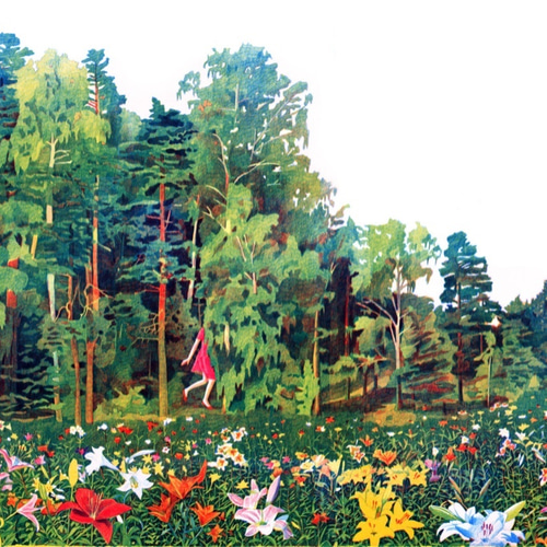 Into the Forest - deer【受注制作】 立体・オブジェ Fabric trophy