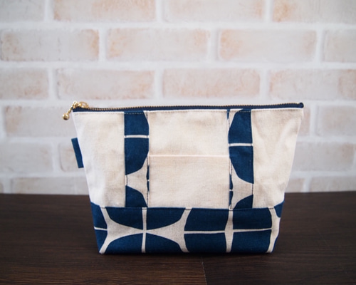 トートバッグみたいなポーチ 持ち手なし ポーチ irodori 通販 6403951