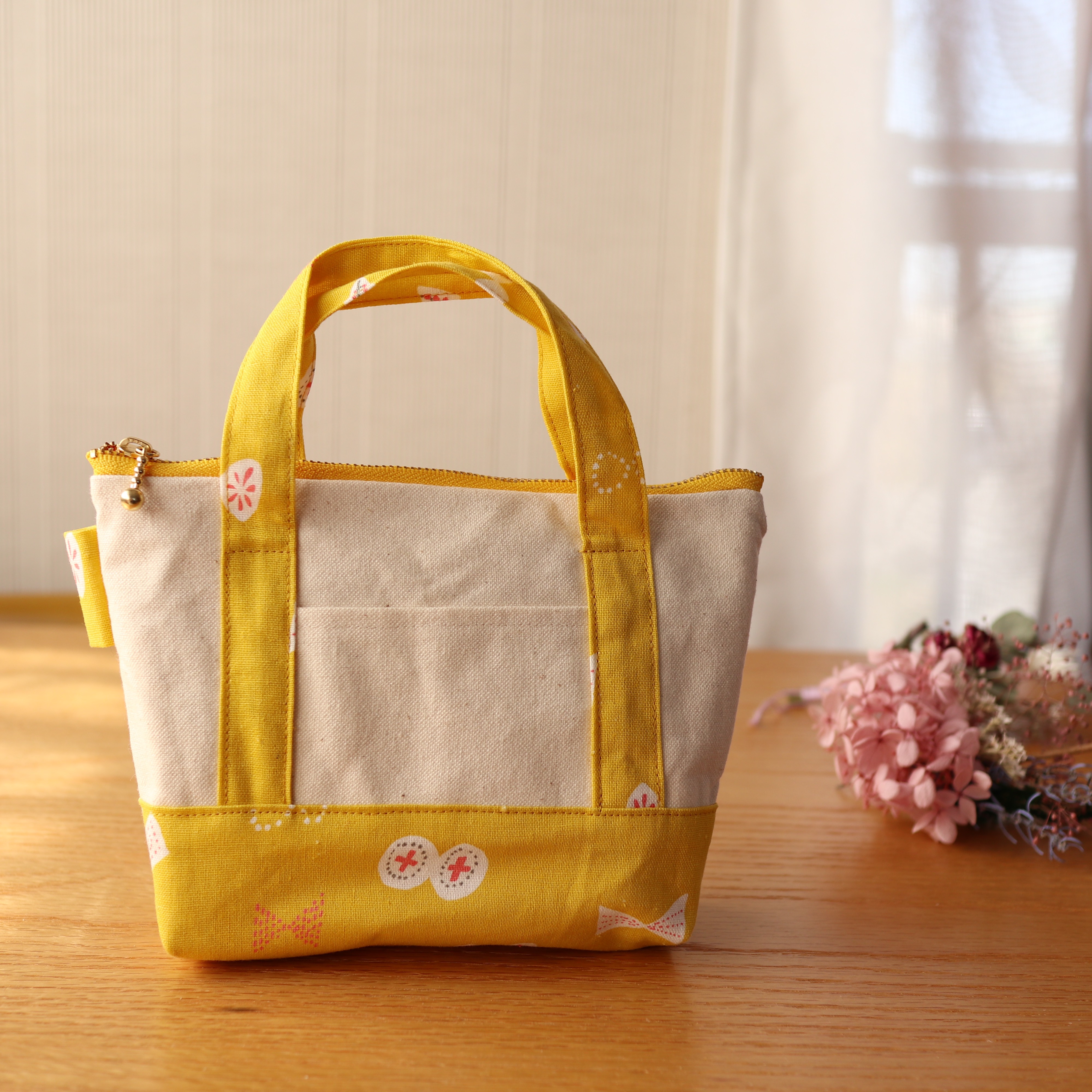 トートバッグみたいなポーチ 持ち手付き ポーチ irodori 通販