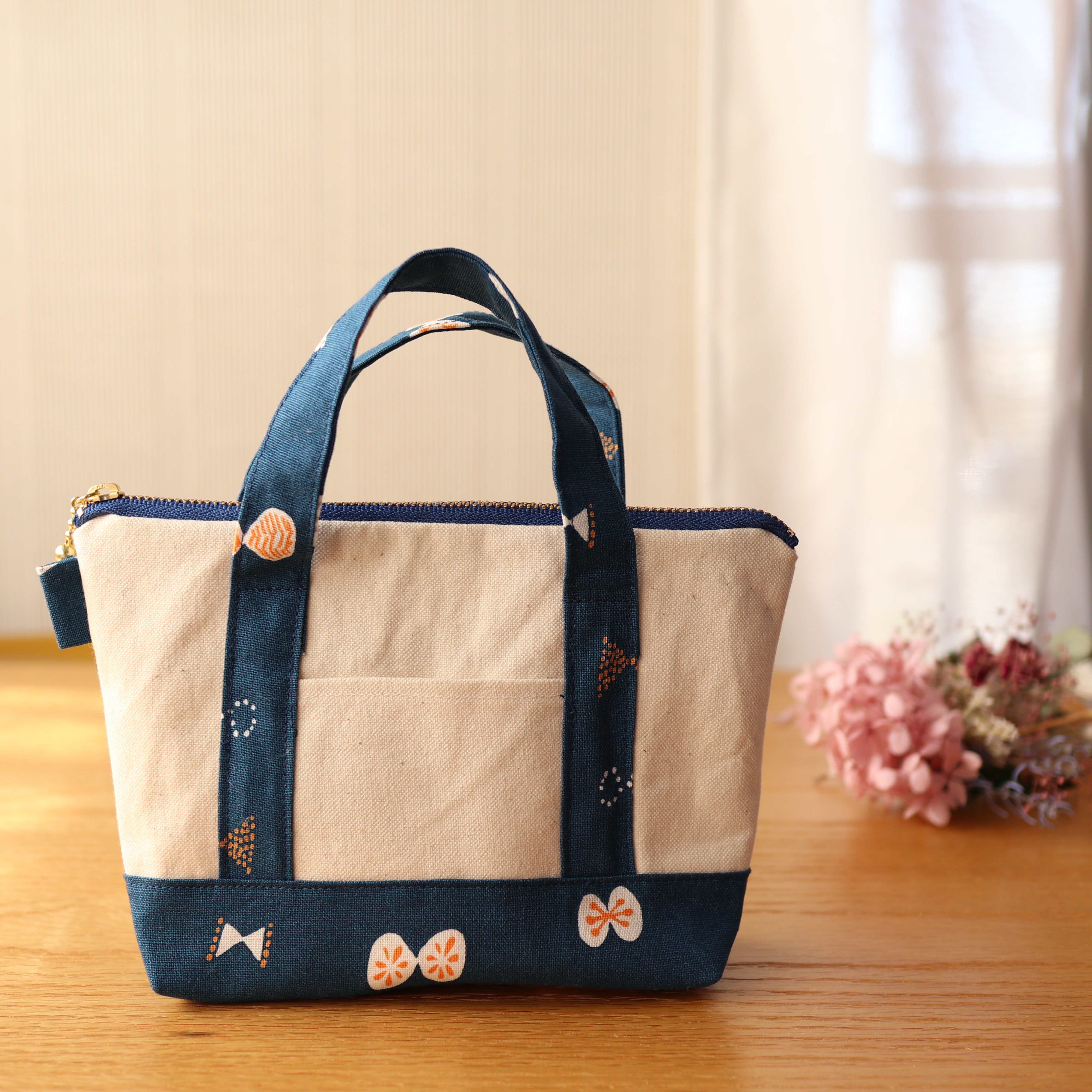 トートバッグ 【日本未入荷】PARFOIS プリント ポーチ付き