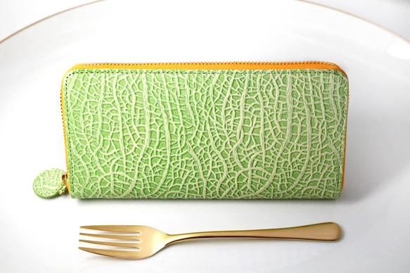 ☆ゆっち様専用☆メロンな二つ折り財布 夕張メロン 赤肉メロン