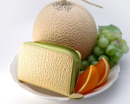 【MELON&CO.】小銭入れ　メロン柄 004d6994eb6019b83cf81db2c63ec8