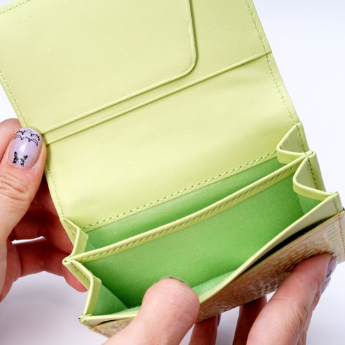 クラウンメロンなビジネス名刺入れ（牛革製） 名刺入れ・カードケース