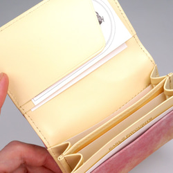 桃なビジネス名刺入れ(牛革製） 7枚目の画像