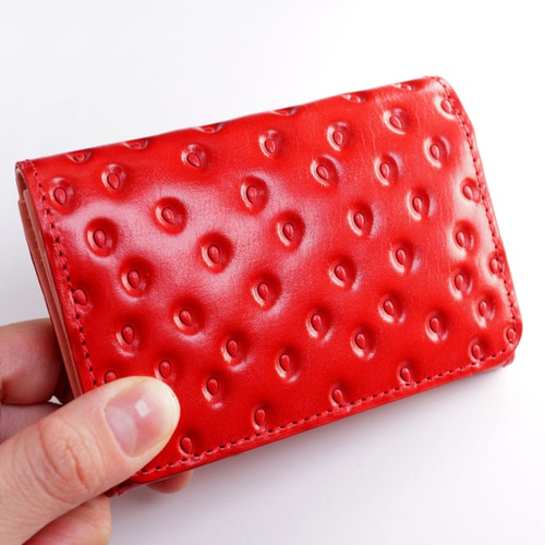 いちごなビジネス名刺入れ（牛革製） 名刺入れ・カードケース EARL'S