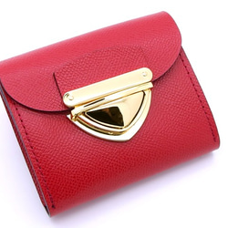 【30%OFF】身軽にキメたい時のコンパクト財布｜P式パーティーレザー・レッド【セール】 2枚目の画像