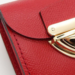 【30%OFF】身軽にキメたい時のコンパクト財布｜P式パーティーレザー・レッド【セール】 3枚目の画像