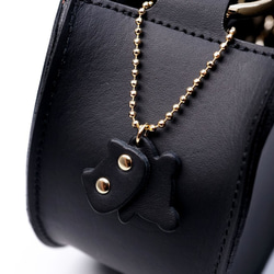 猫連合3WAYバッグ｜黒猫（牛革製） 10枚目の画像