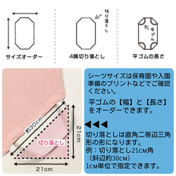 コットベッド専用＊敷カバー＊order＊page 5枚目の画像