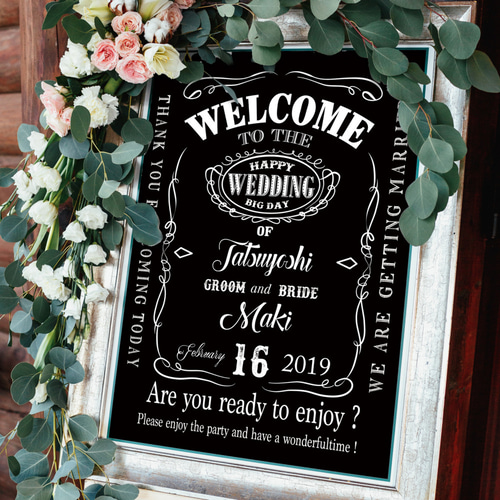 ブック風ウェルカムボード 表紙モデルになりきり！雑誌風のウェルカムボード作ります