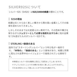 Silver925/ロジウムcoating◇シンプルドロップピアス　“シルバー”〈LP001s〉 8枚目の画像