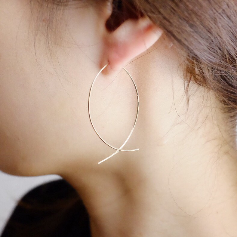 14kgf◇ワイヤーフィッシュピアス<p_318>