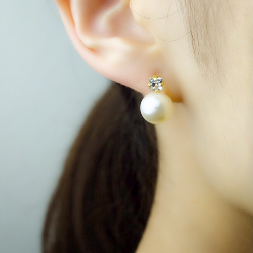 14kgf リングパールピアス | gran