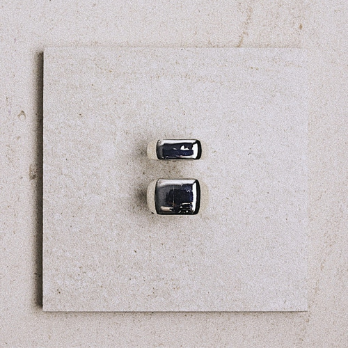 silver925〉スクエアシグネットリング〈Slim〉5〜25号〈LR010S〉 指輪