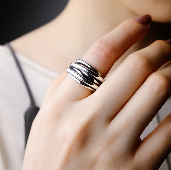 受注製作】カットアウトリングバレル6mm (Silver925) – MAILE