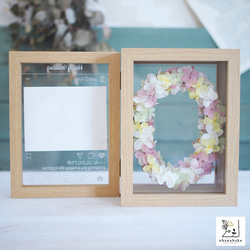 [SNS風格◎結婚禮物/生日禮物] Instagram風格的永生花和乾燥花相框 第7張的照片
