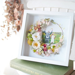 《MESSAGE PRINTING》happy colorful moon flowers photo frame 第2張的照片