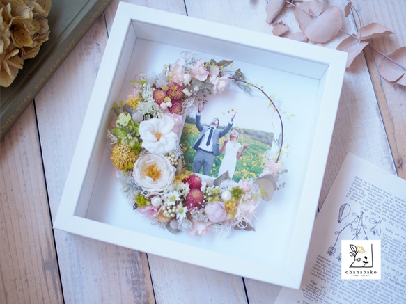 《MESSAGE PRINTING》happy colorful moon flowers photo frame 第7張的照片