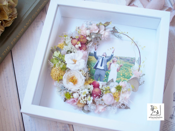 《MESSAGE PRINTING》happy colorful moon flowers photo frame 第8張的照片