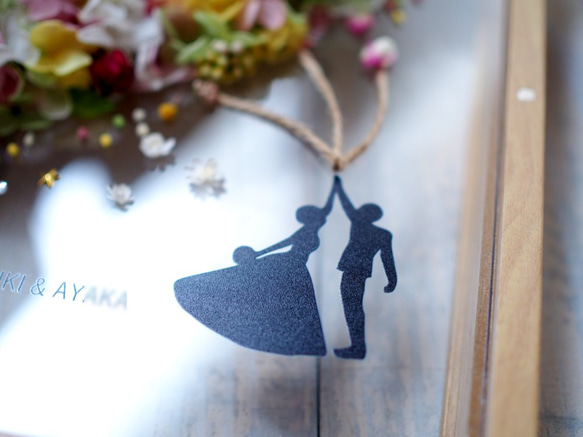 《NAME PRINTING◎wedding》happy balloon colorful flowers frame 第6張的照片