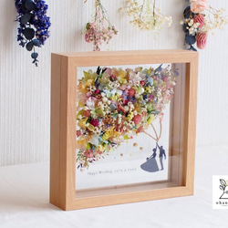 《NAME PRINTING◎wedding》happy balloon colorful flowers frame 第10張的照片