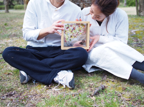《NAME PRINTING◎wedding》happy balloon colorful flowers frame 第9張的照片
