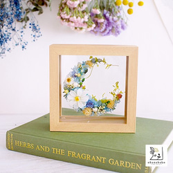 《MESSAGE PRINT◎gift》happy colorful moon flowers frame 第1張的照片