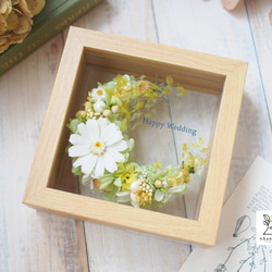 《MESSAGE PRINT◎gift》happy colorful moon flowers frame 第5張的照片