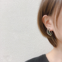 EAR CUFF&EARRING:「silver blue」 闘魚 6枚目の画像