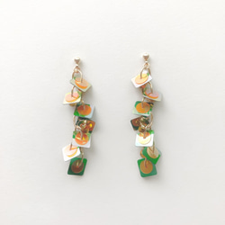 EARRING:「Orange &   Mint」Aurora 1枚目の画像