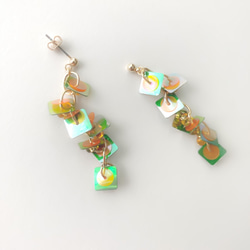 EARRING:「Orange &   Mint」Aurora 2枚目の画像